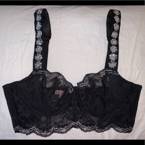 VS Dream Angels black 34B bralette- new with tags - Picture 1 of 2